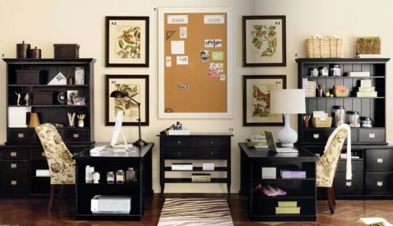 Two-Person Home Office Layout