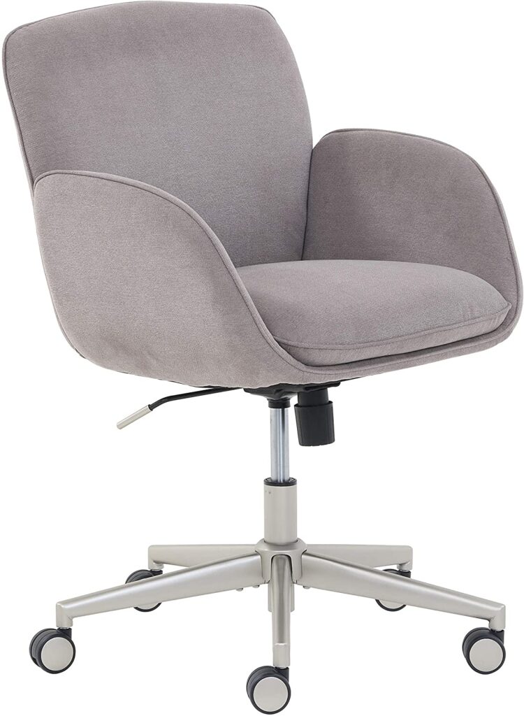 rivet modern upholstered office chair