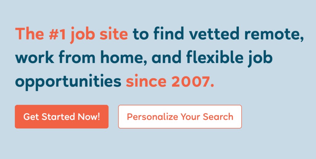 Flexjobs Anywhere Jobs