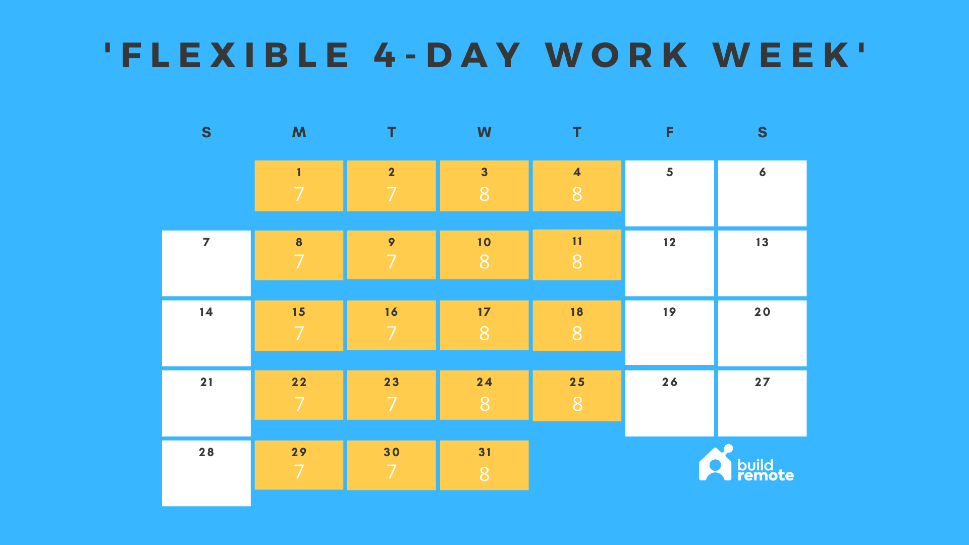 Flexible 30 hour work week