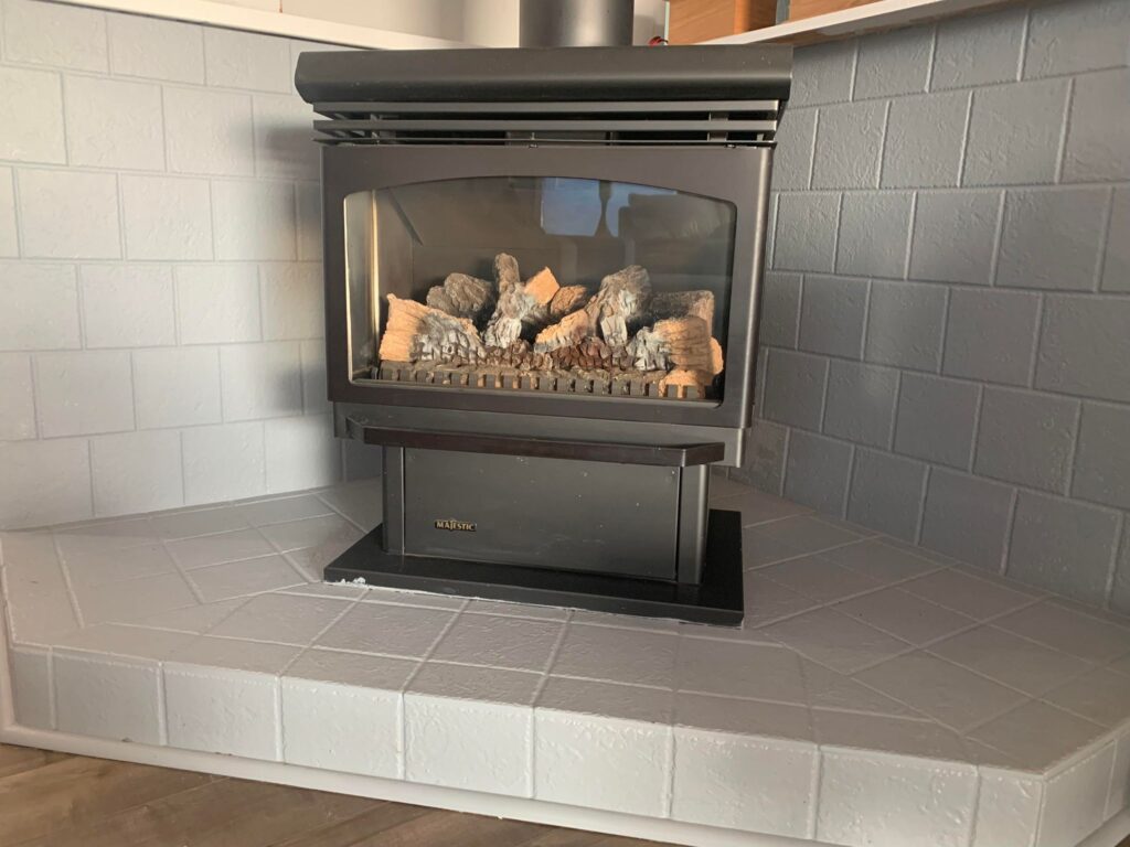fireplace as a zoom background