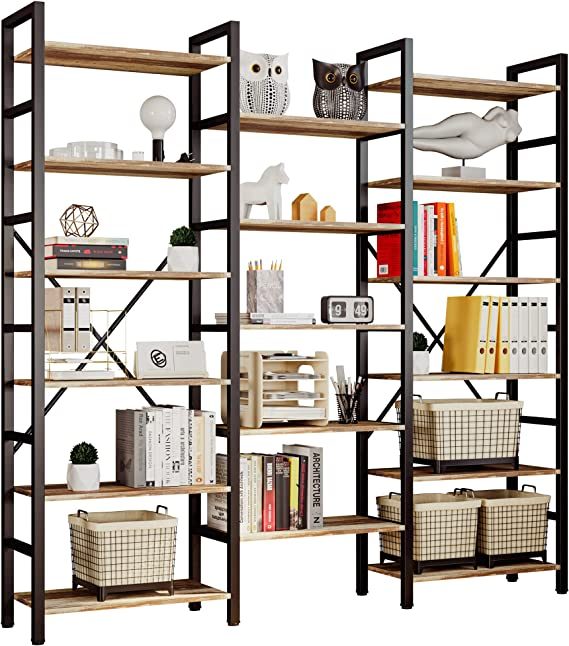 IRONCK Bookcases and Bookshelves Triple Wide