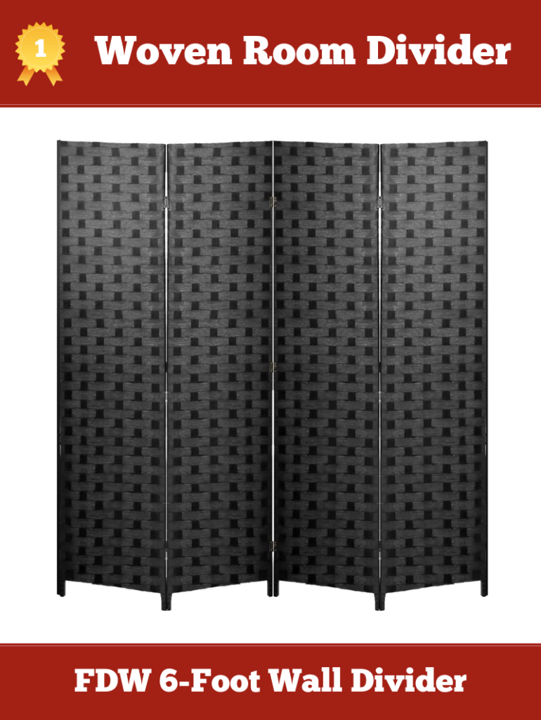Hand-woven room divider