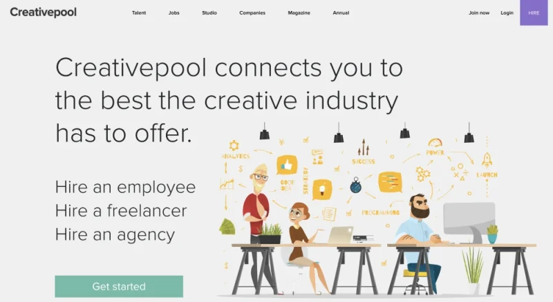 Creativepool remote job board
