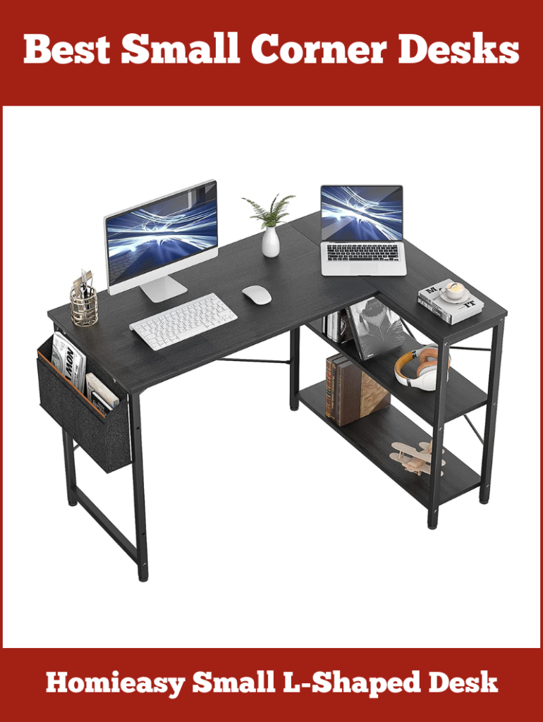 Homeieasy L-Shaped Desk For Corner