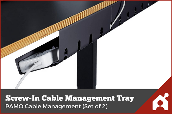 cable management tray for desk organization