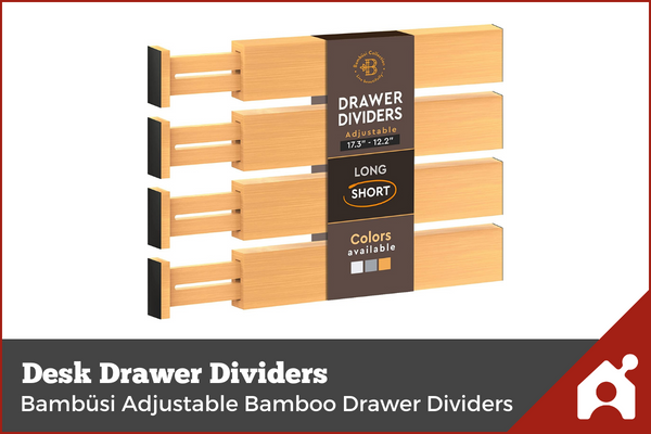 drawer divider idea to organize desk