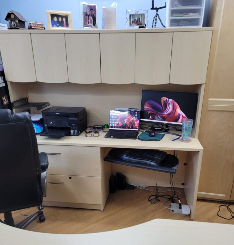 Eileen's desk organization