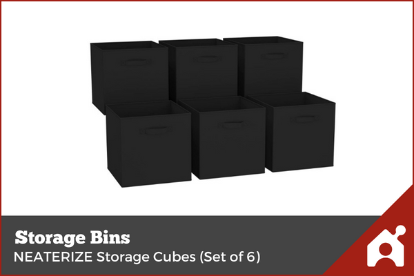 Foldable Storage Bins - Home office organization product