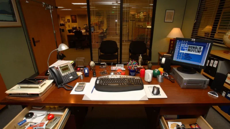 Michael Scott's Office Zoom Background from The Office 67