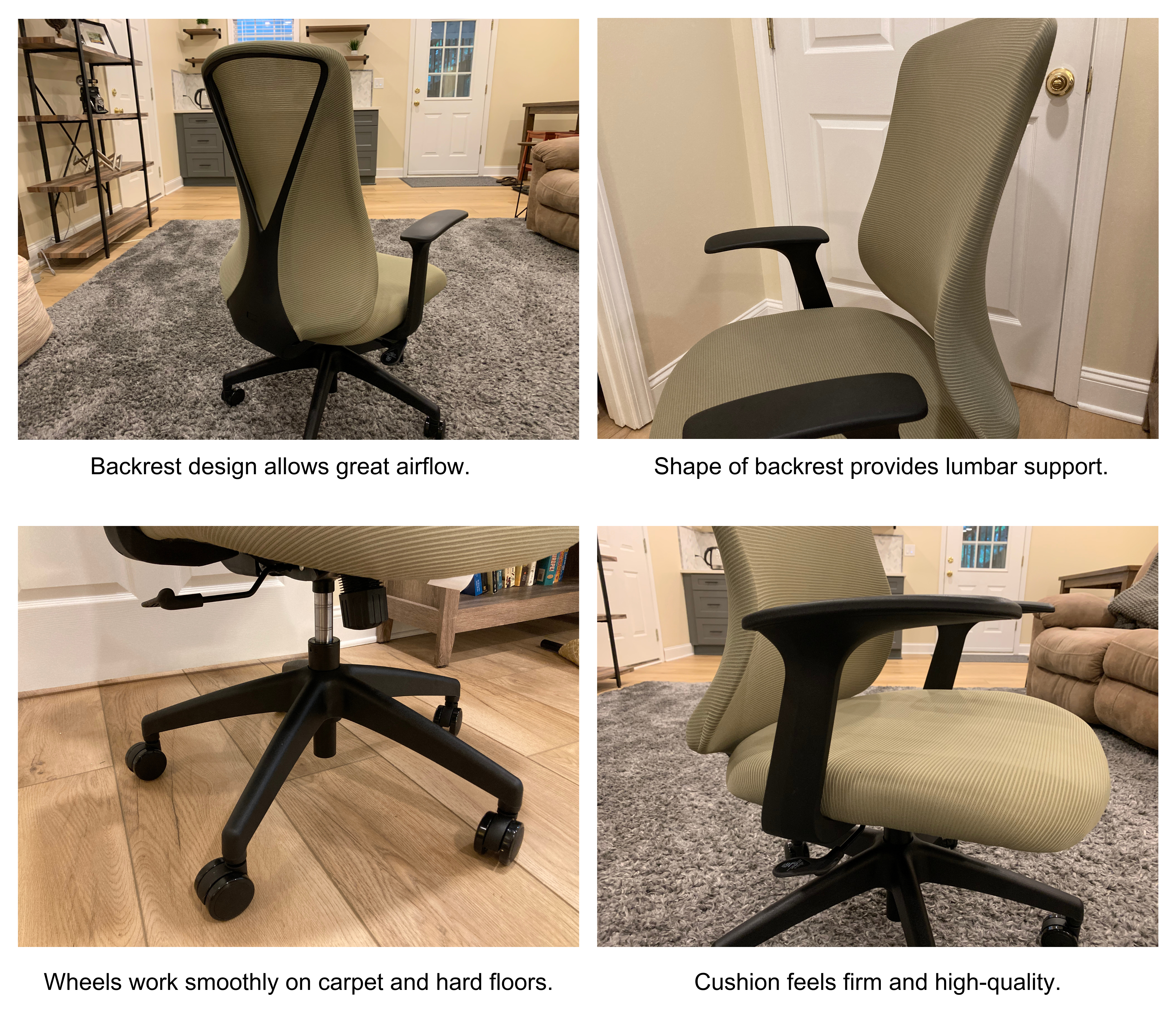 FlexiSpot Light Mesh Office Chair (OC2) features