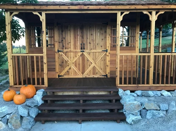 Cedarshed Farmhouse Garden Shed by Walmart