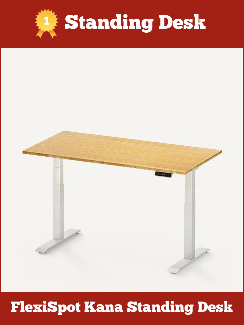 Standing Desk - Kana Bamboo Standing Desk By FlexiSpot