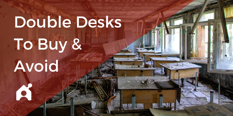 Two Person Desks - Double Desks To Buy & Avoid