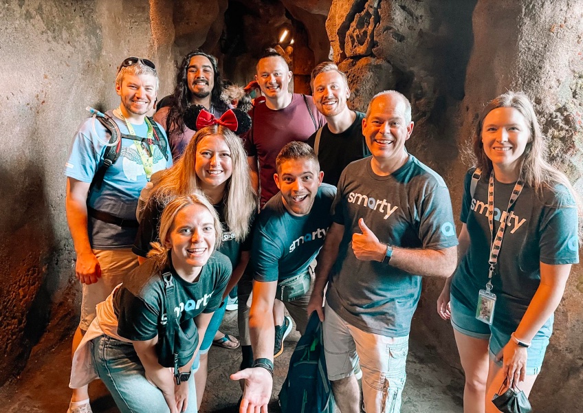 Staff Retreat Idea from Smarty - Themepark Vacation - The Smarty team in Disney