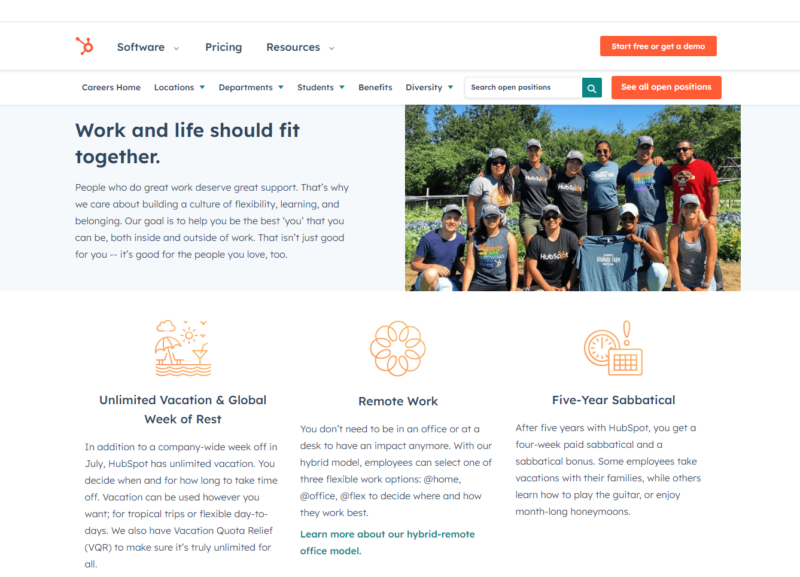 Hubspot’s Global Week Of Rest & Sabbatical Unlimited PTO Policy