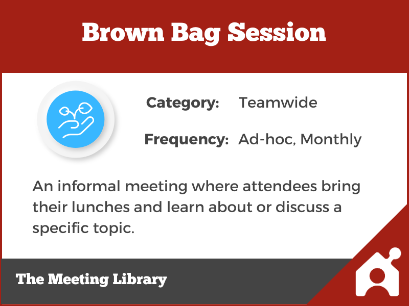 How & Why To Run Brown Bag Sessions (Meetings) | Buildremote