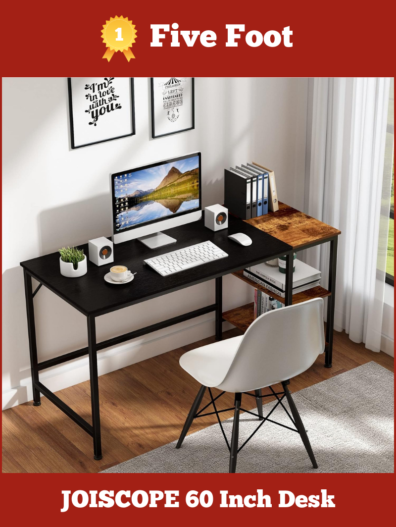 Five Foot Desk: Computer Desk By JOISCOPE