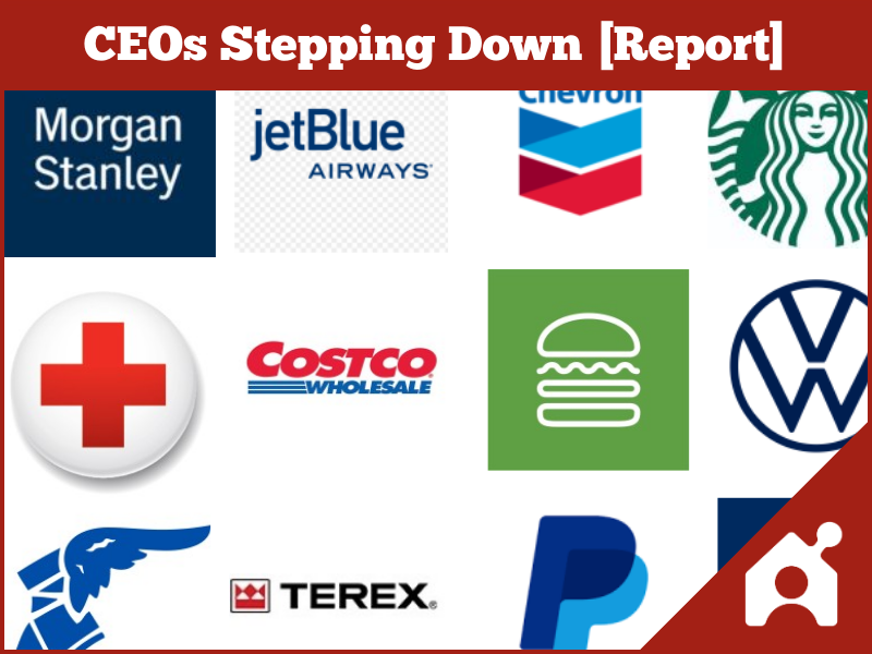 Report: CEOs Stepping Down