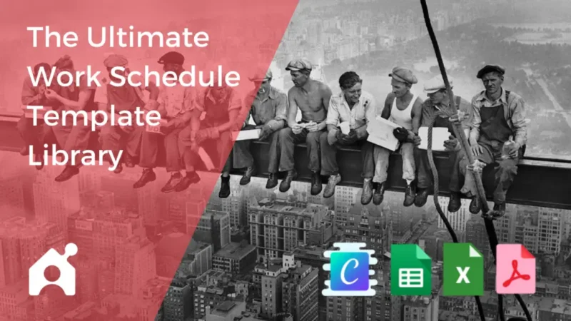 Work Schedule Template Library