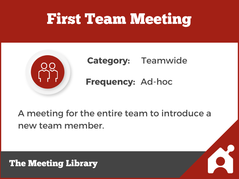 First team meeting