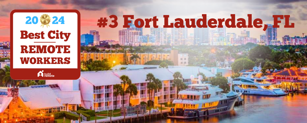 Fort Lauderdale: #3 best remote work city