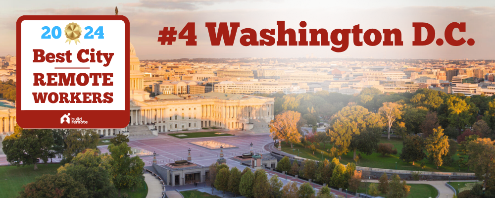 Washington DC: #4 best remote work city