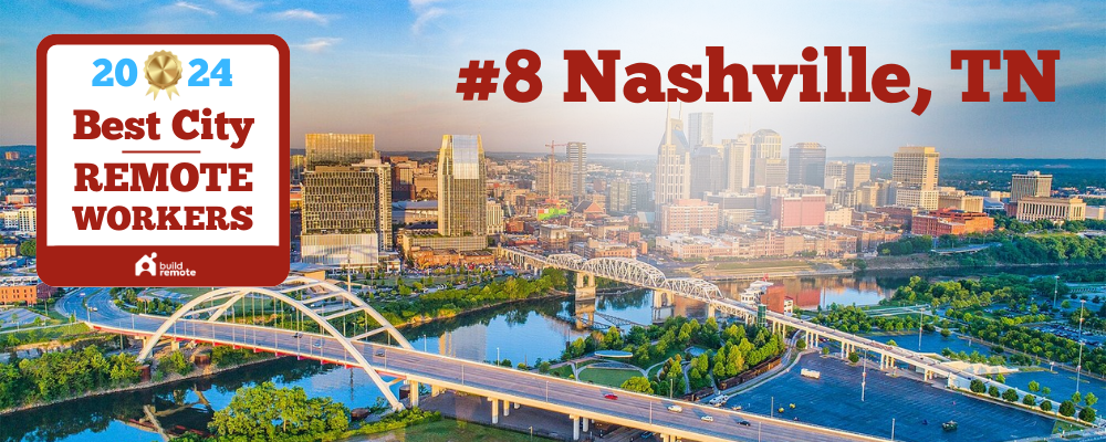Nashville: #8 best remote work city