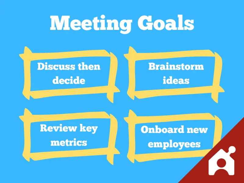 Meeting goals & objectives