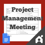 project management meeting agenda