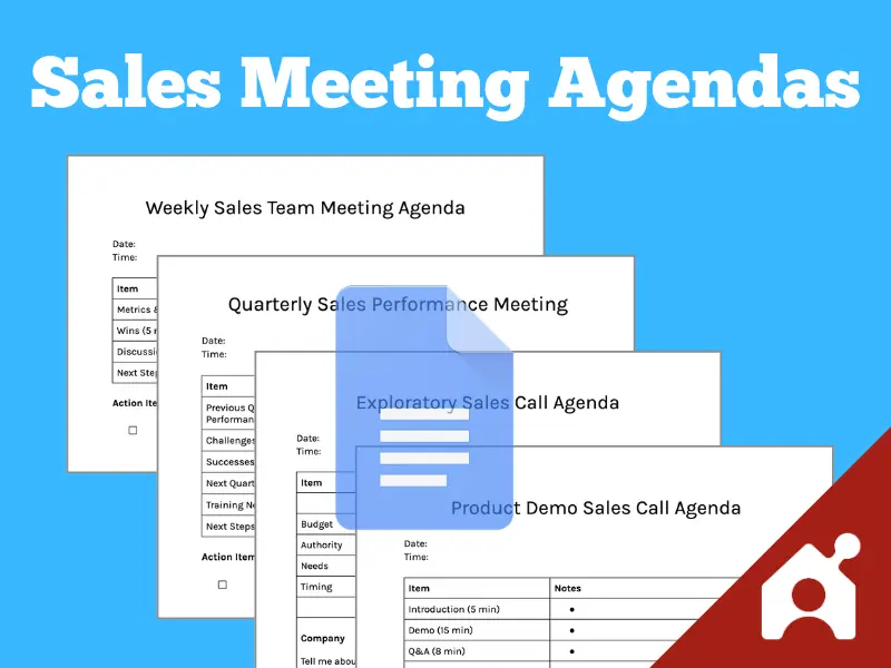 Sales meeting agenda samples