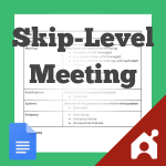 skip-level meeting agenda