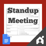 standup meeting agenda