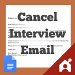 cancel an interview email