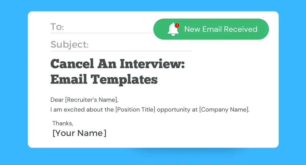 cancel an interview email