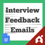 email asking for interview feedback