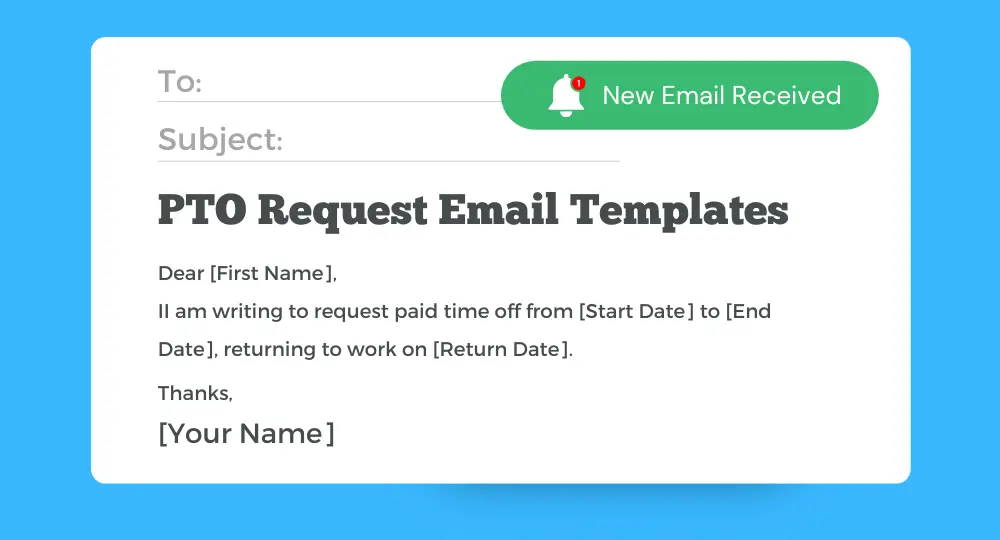 PTO (time off) request emails