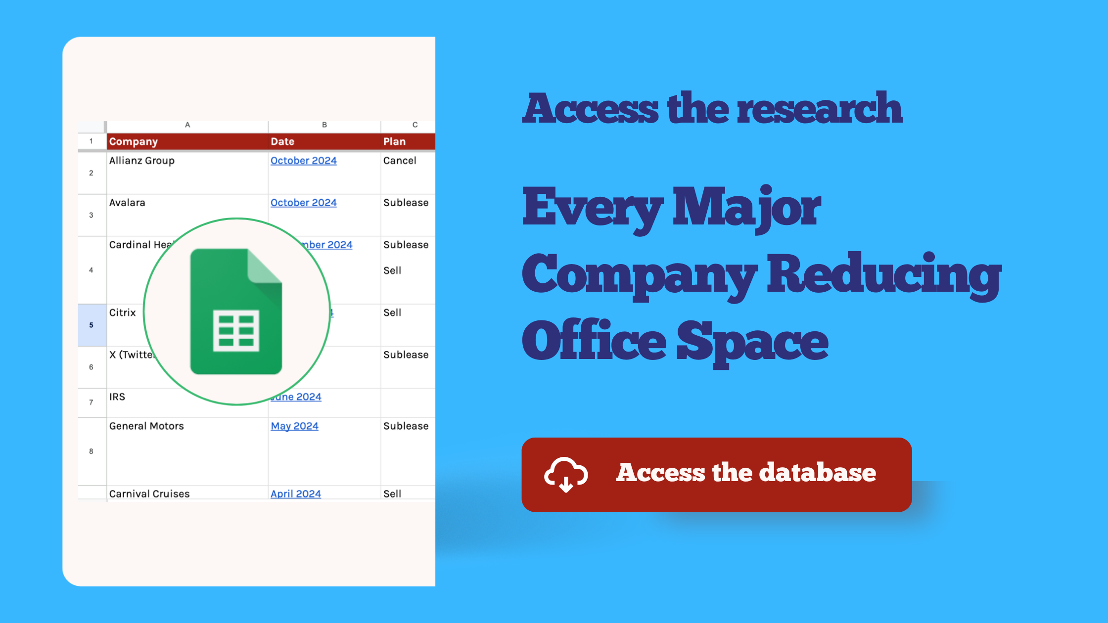 Report: Companies reducing office space