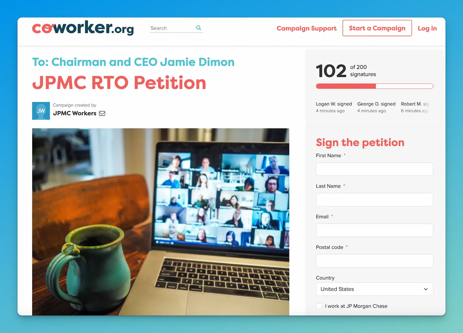 JPMorgan Chase RTO petition