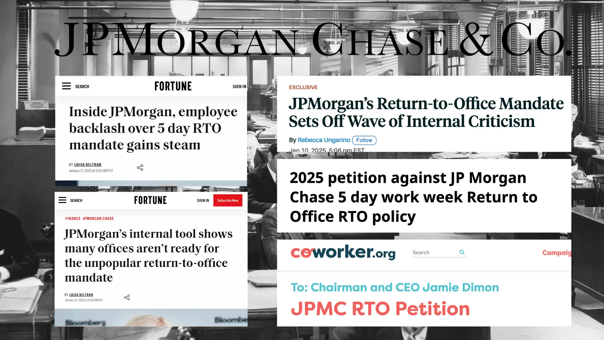 JPMorganChase RTO backlash