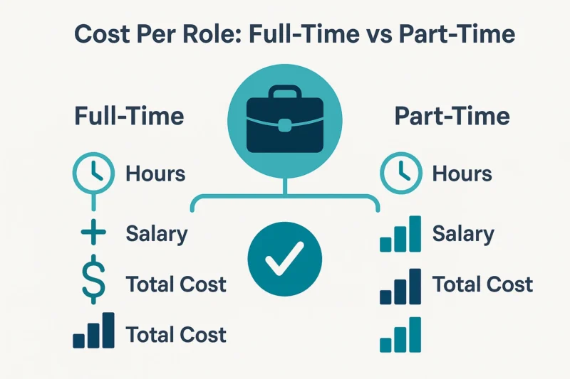 How to use part-time VS. full-time cost calculator