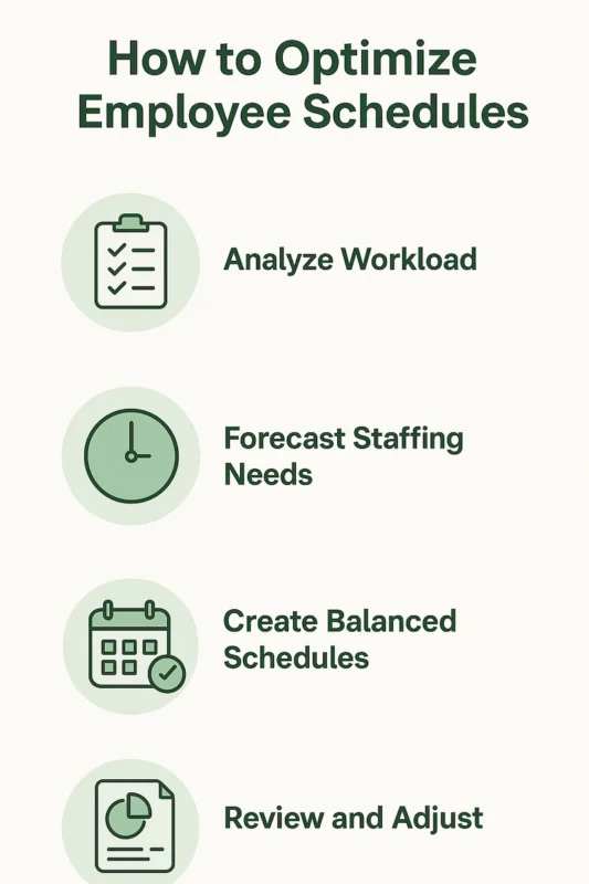 How to optimize employee schedules